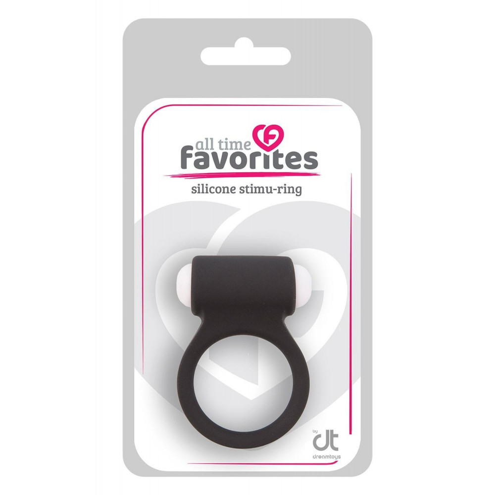 Эрекционные кольца с вибрацией - Эрекционное кольцо LIT-UP SILICONE STIMU RING 3, BLACK