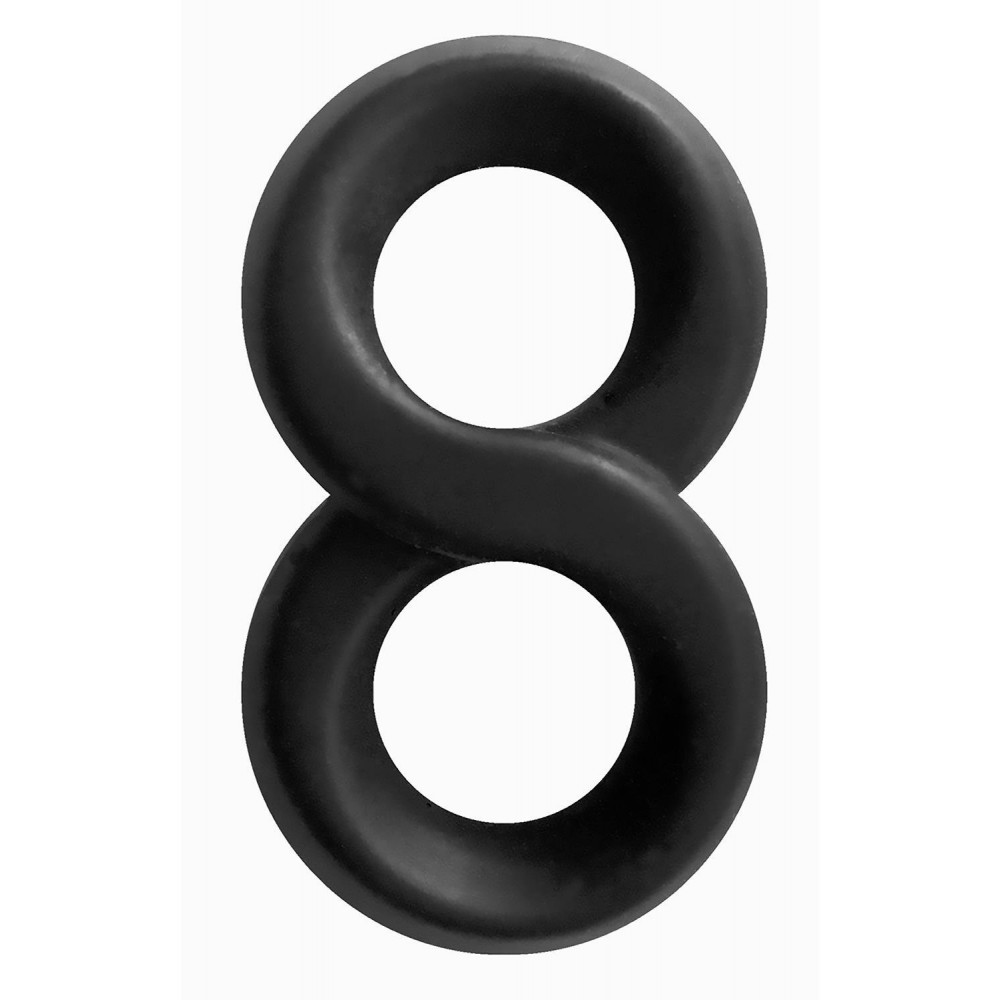 Эрекционные кольца и насадки - Эрекционное кольцо RENEGADE INFINITY RING BLACK