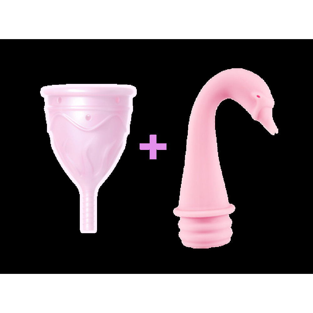  - Менструальная чаша Femintimate Eve Cup размер S с переносным душем, диаметр 3,2см 3