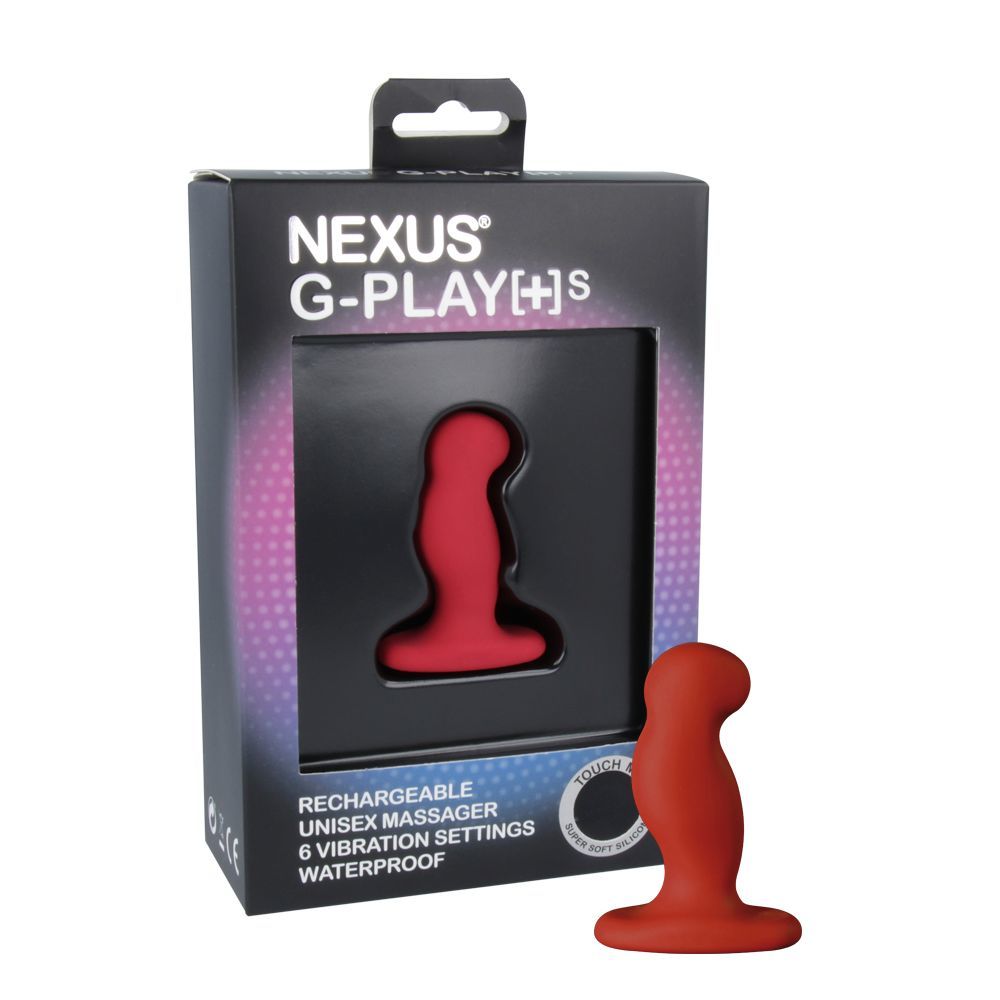 Массажёры простаты с вибрацией - Вибромассажер простаты Nexus G-Play Plus S Red, макс диаметр 2,3 см, перезаряжаемый 2