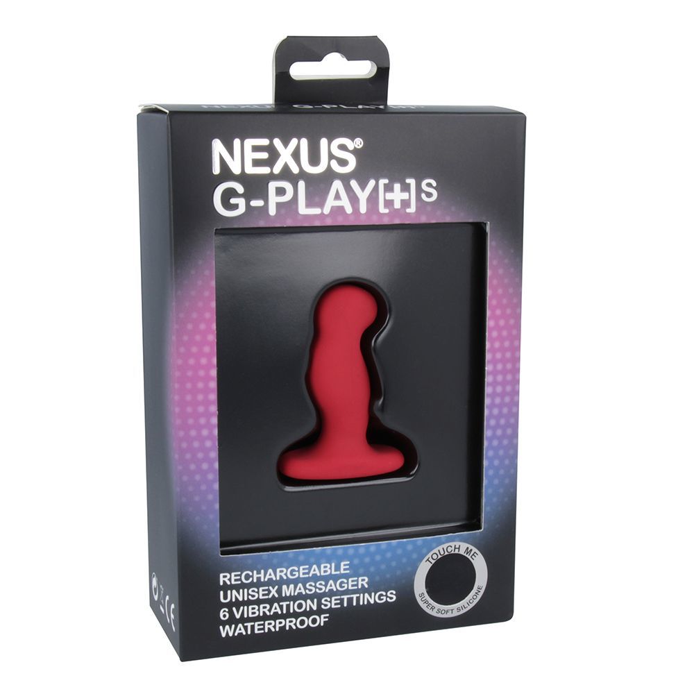 Массажёры простаты с вибрацией - Вибромассажер простаты Nexus G-Play Plus S Red, макс диаметр 2,3 см, перезаряжаемый 1