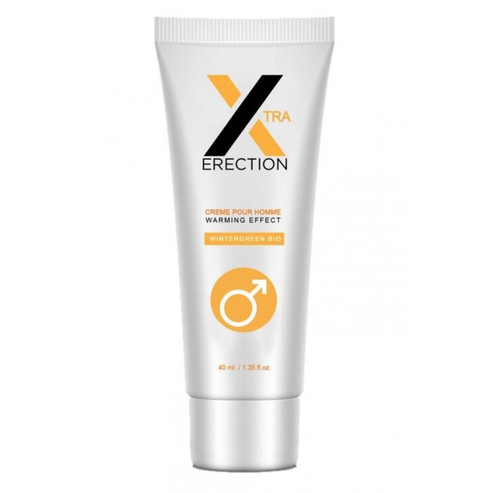 Лубриканты - Крем для стимулирования пениса XTRA ERECTION warming gel for man, 40 ml 1