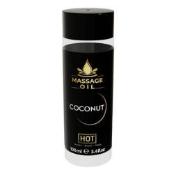 Массажное масло HOT Massage Oil Coconut с ароматом кокоса, 100 мл
