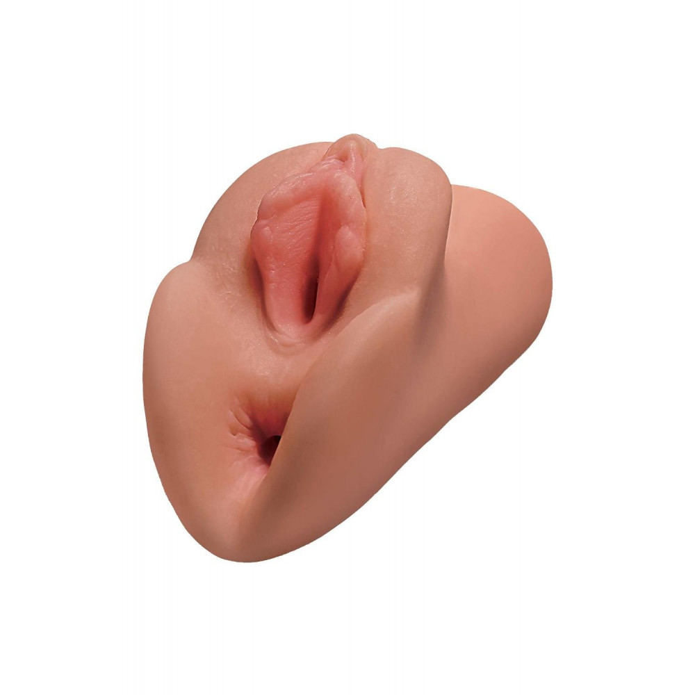 Мастурбаторы без вибрации - Мастурбатор Pipedream PDX Plus Perfect Pussy Double бежевый, 14 см 2