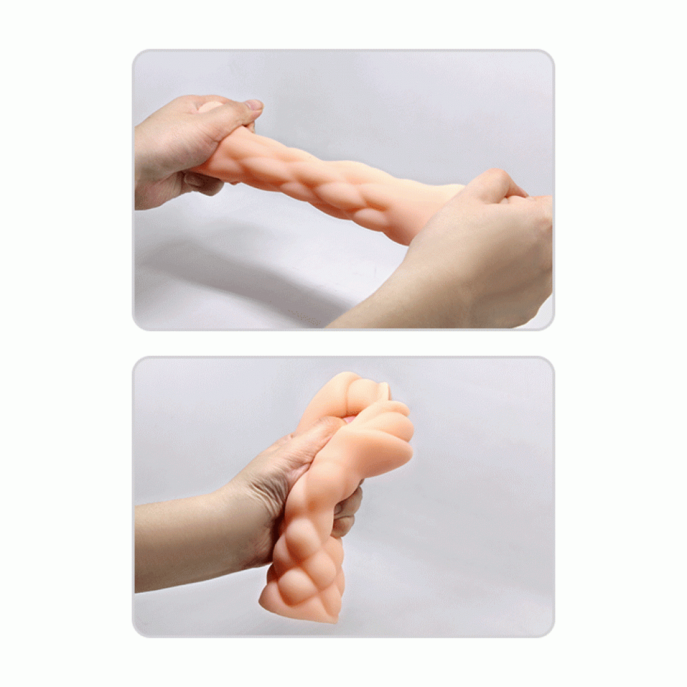 Мастурбаторы с вибрацией - Мастурбатор вагина Crazy Bull Michelle с вибрацией, 15.5 см 6