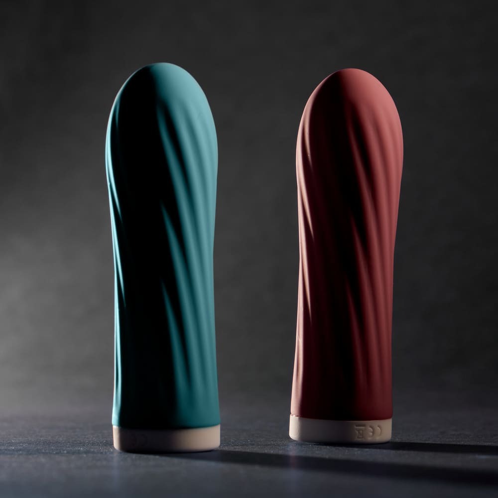 Різне - Міні-вібратор рельєфний Sweet Em Velvet Lure, рожевий 7