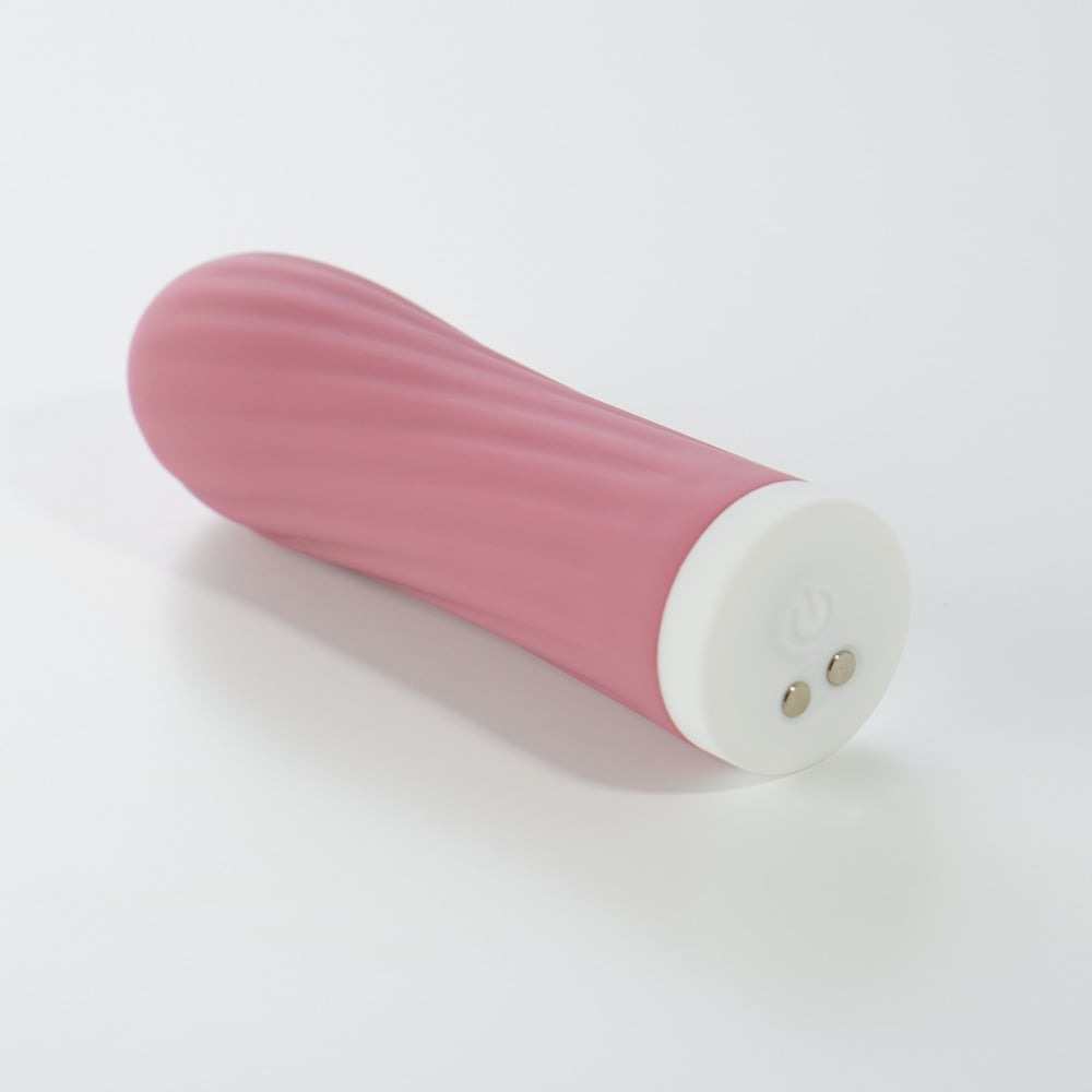 Різне - Міні-вібратор рельєфний Sweet Em Velvet Lure, рожевий 6