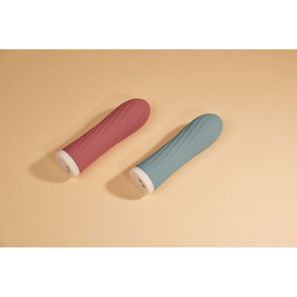 Різне - Міні-вібратор рельєфний Sweet Em Velvet Lure, рожевий 8