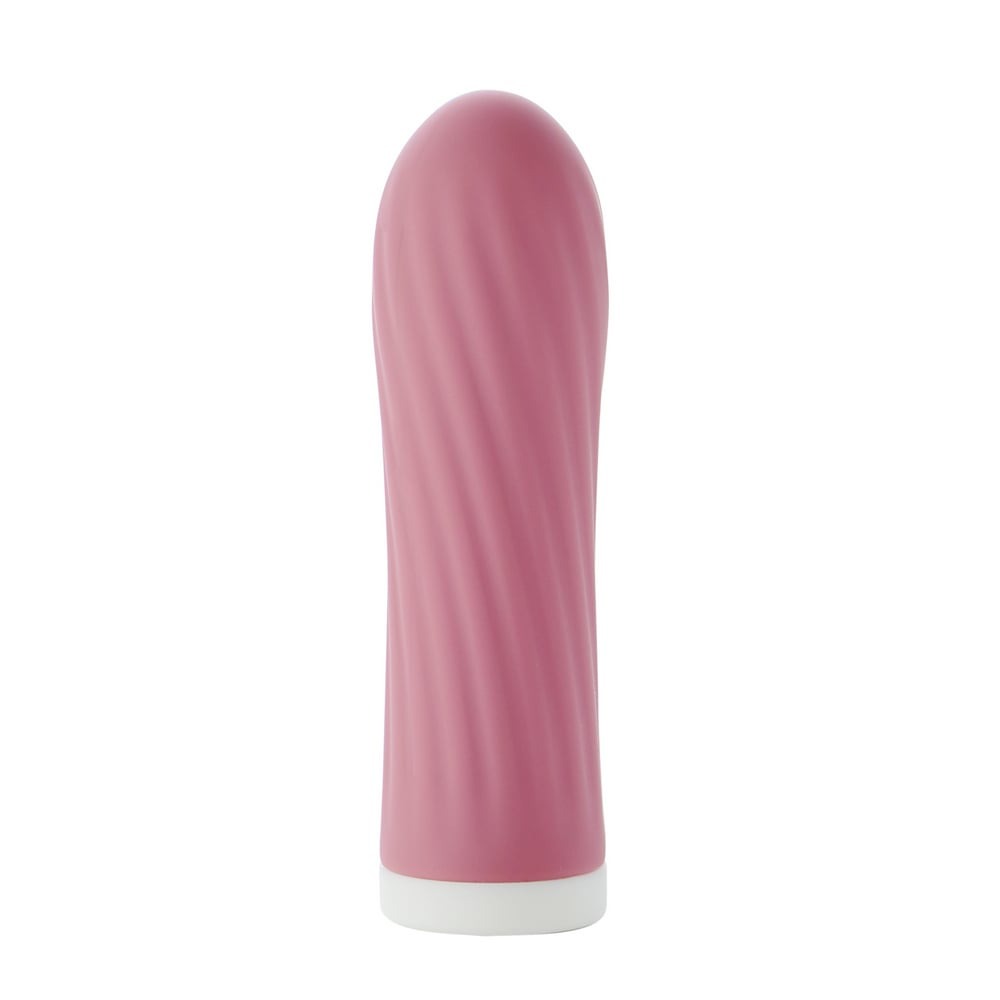 Різне - Міні-вібратор рельєфний Sweet Em Velvet Lure, рожевий 1