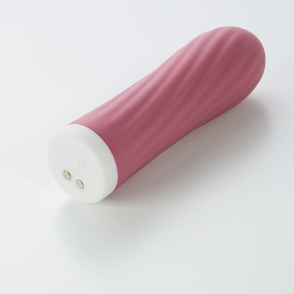 Різне - Міні-вібратор рельєфний Sweet Em Velvet Lure, рожевий 5