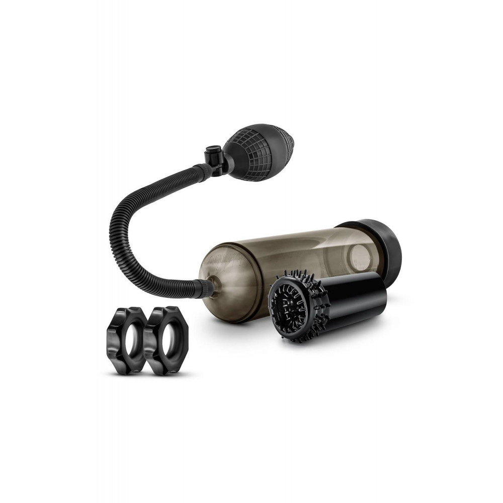 Разное - Набор для стимуляции и накачивания пениса Blush Quickie Kit черный 2