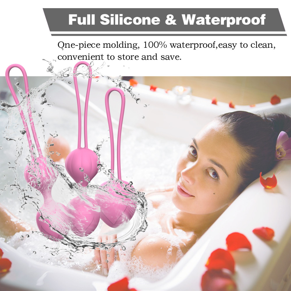 Вагинальные шарики и тренажеры - Набор вагинальных виброшариков Every Night Toys Beata, 4 шт, с дистанционным пультом, сиреневый 4