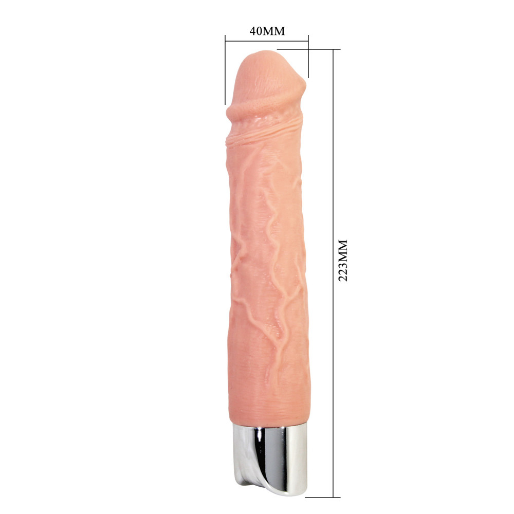  - Перезаряжаемый вибратор реалистик Pretty Love - Osric Pro Realistic Vibrating Dildo, BW-500081DC 6