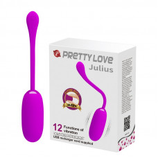 ПЕРЕЗАРЯЖАЕМОЕ ВИБРОЯЙЦО PRETTY LOVE «JULIUS», BI-014653