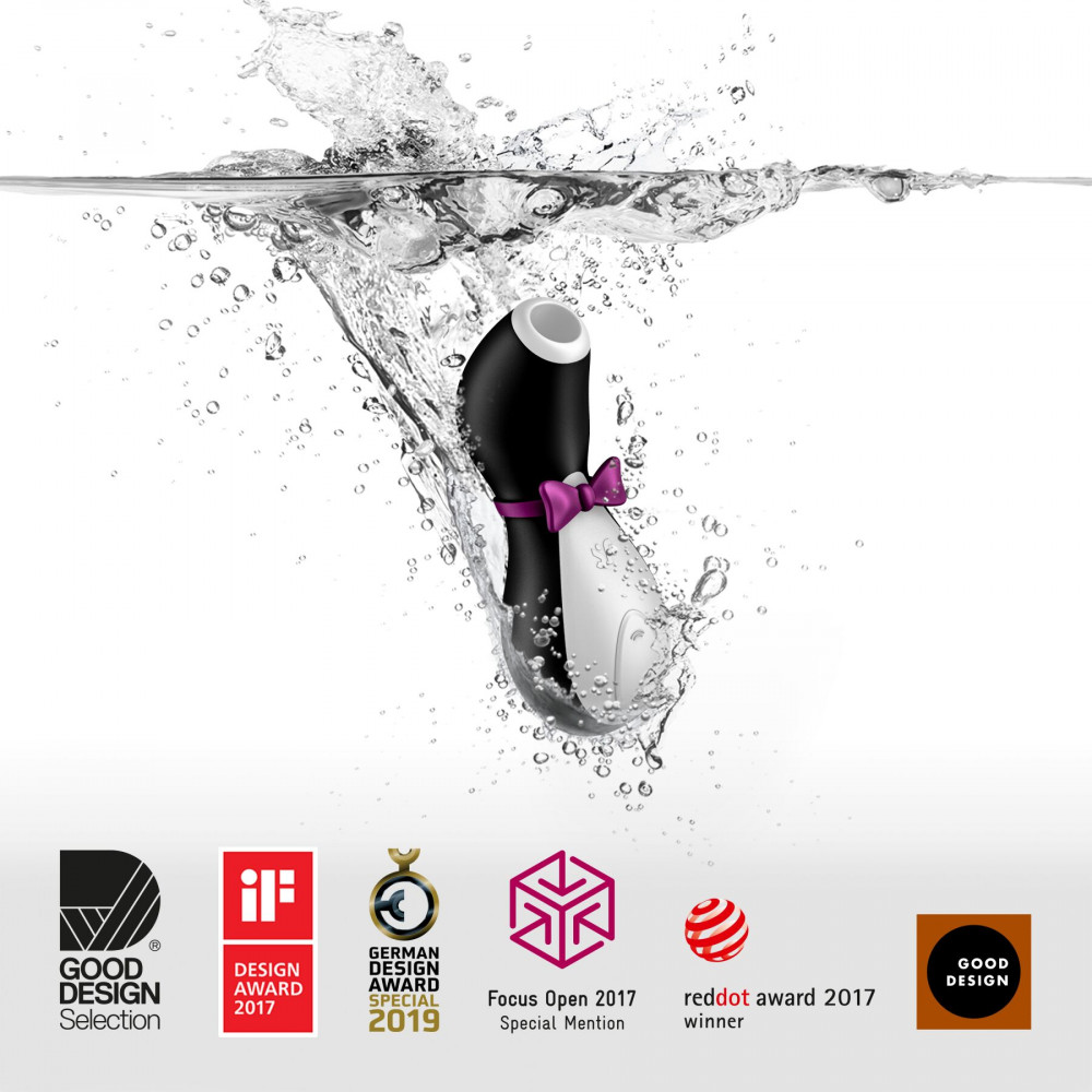 Вакуумный вибратор - Вакуумный клиторальный стимулятор Satisfyer Penguin 6