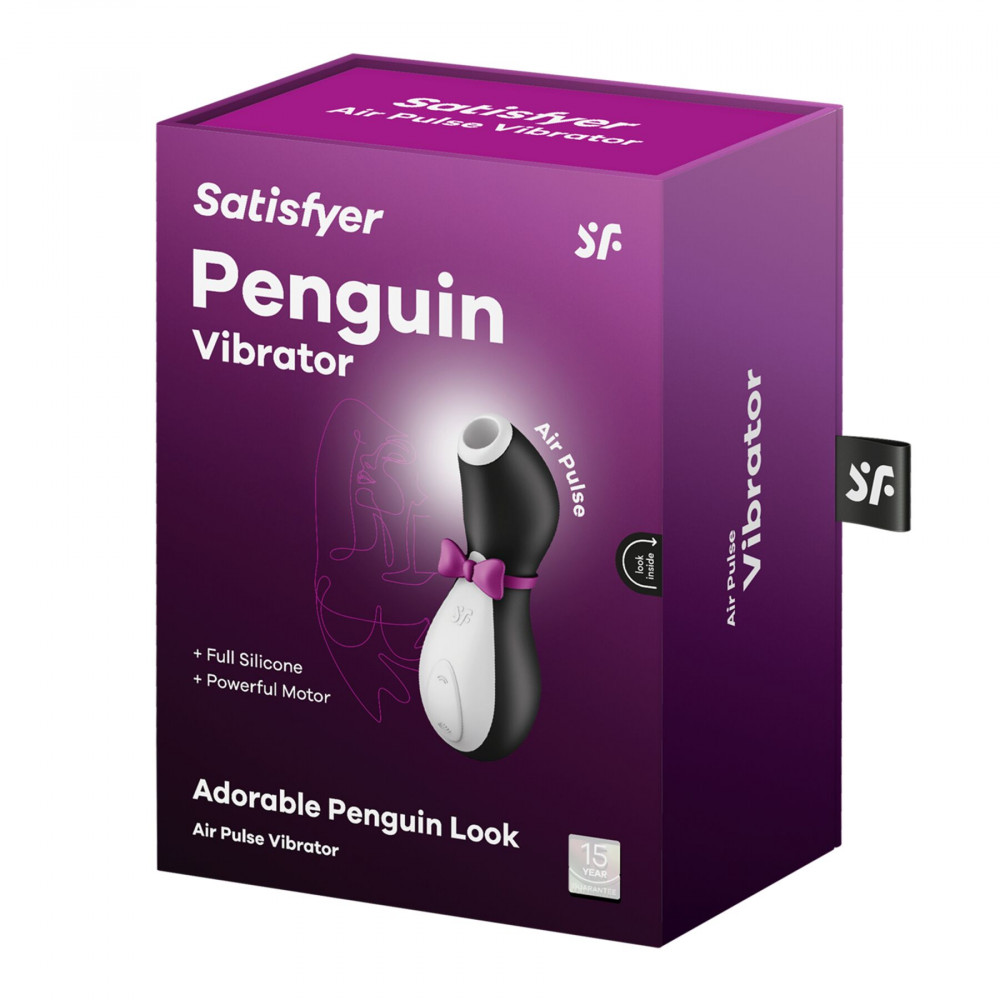 Вакуумный вибратор - Вакуумный клиторальный стимулятор Satisfyer Penguin 9