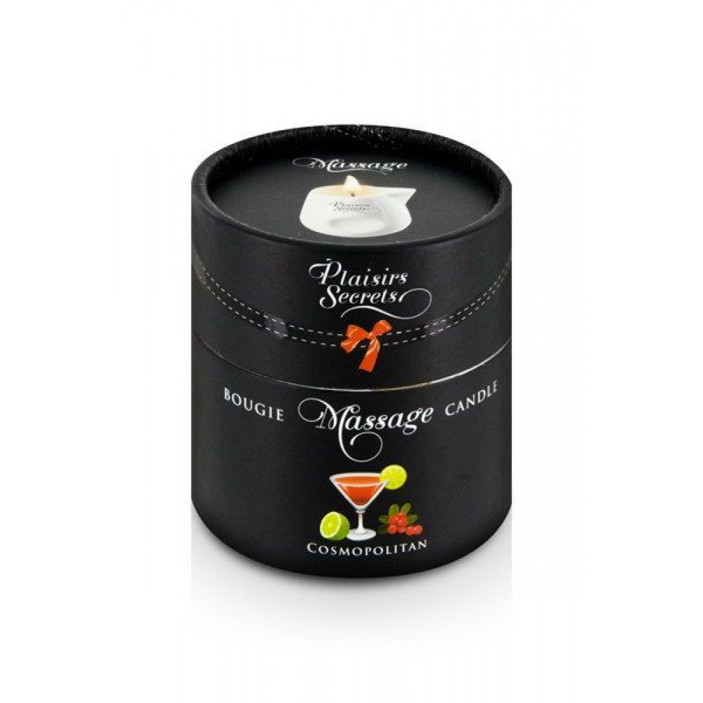Массажные свечи - Массажная свеча Plaisirs Secrets Cosmopolitan (80 мл) подарочная упаковка, керамический сосуд 1