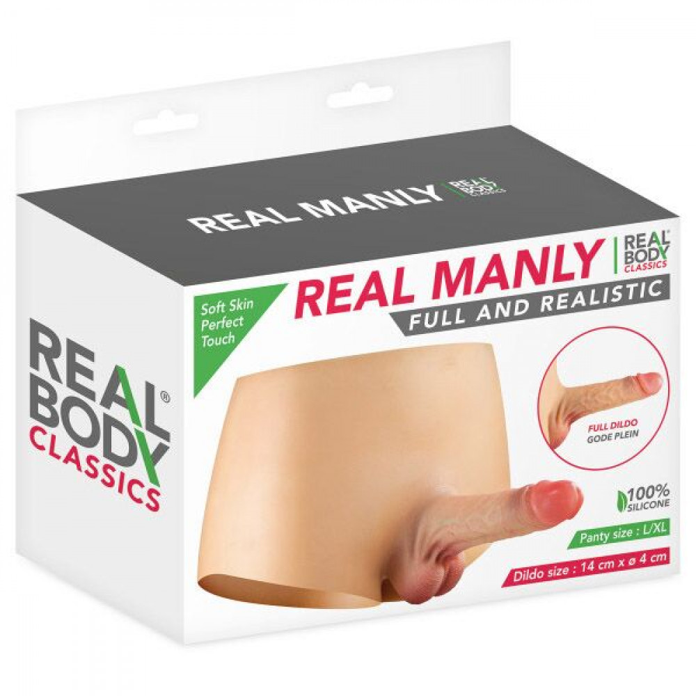 Фаллопротезы - Страпон Real Body — Real Manly full and realistic L/XL 4