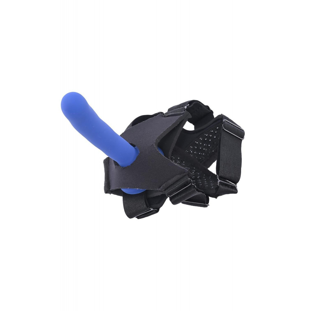 Страпони - Страпон на ногу для проникнення без рук Sportsheets Pivot фетиш-аксесуар, чорний 4