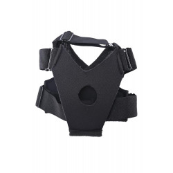 Страпон на ногу для проникнення без рук Sportsheets Pivot фетиш-аксесуар, чорний