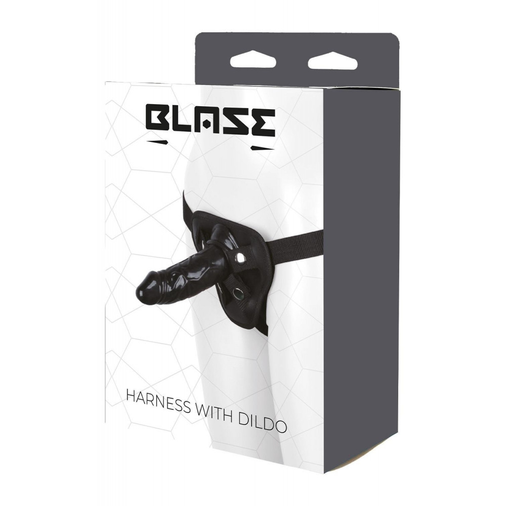Разное - Страпон женский BLAZE HARNESS WITH DILDO