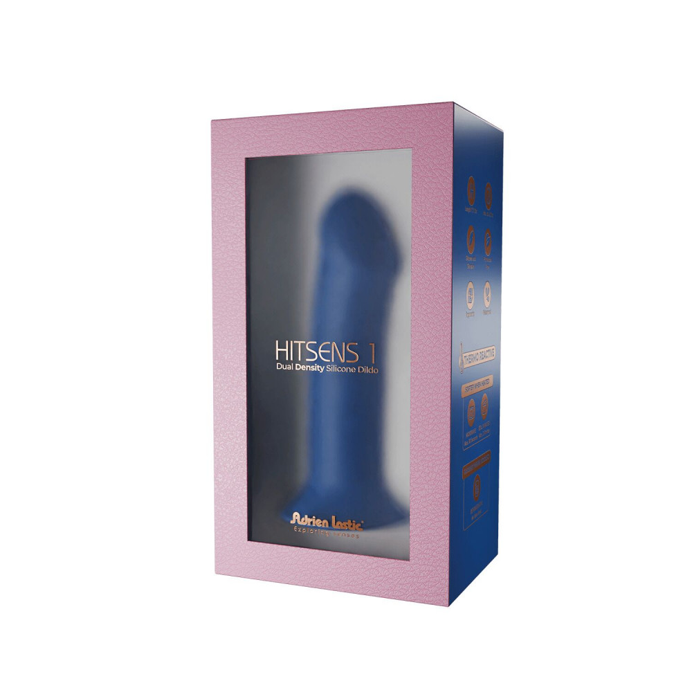 Дилдо - Дилдо Adrien Lastic Hitsens 1 - 7 inch Blue 1