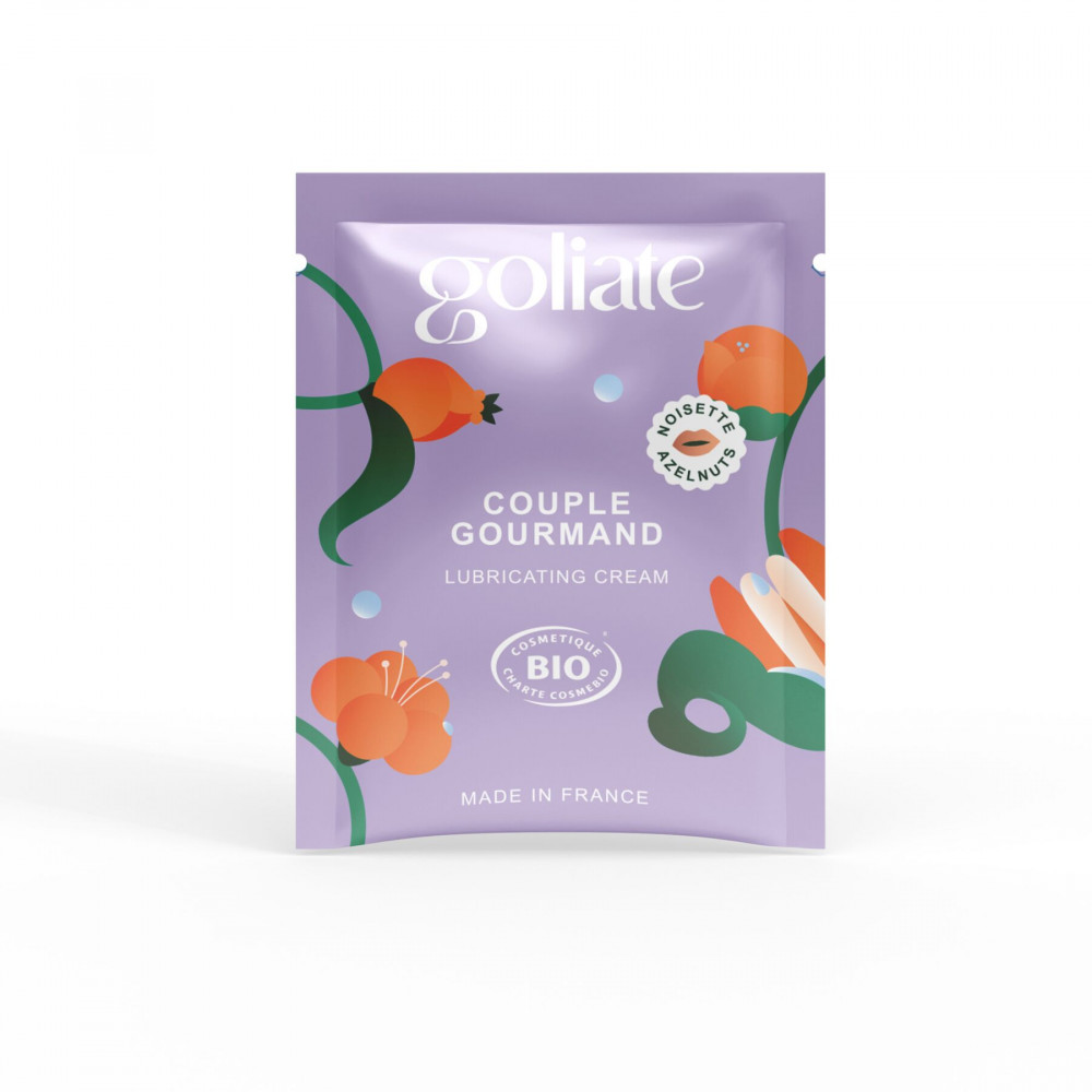 Для масажу - Пробник масажної олії Goliate Couple Gourmand Noisette 2 мл