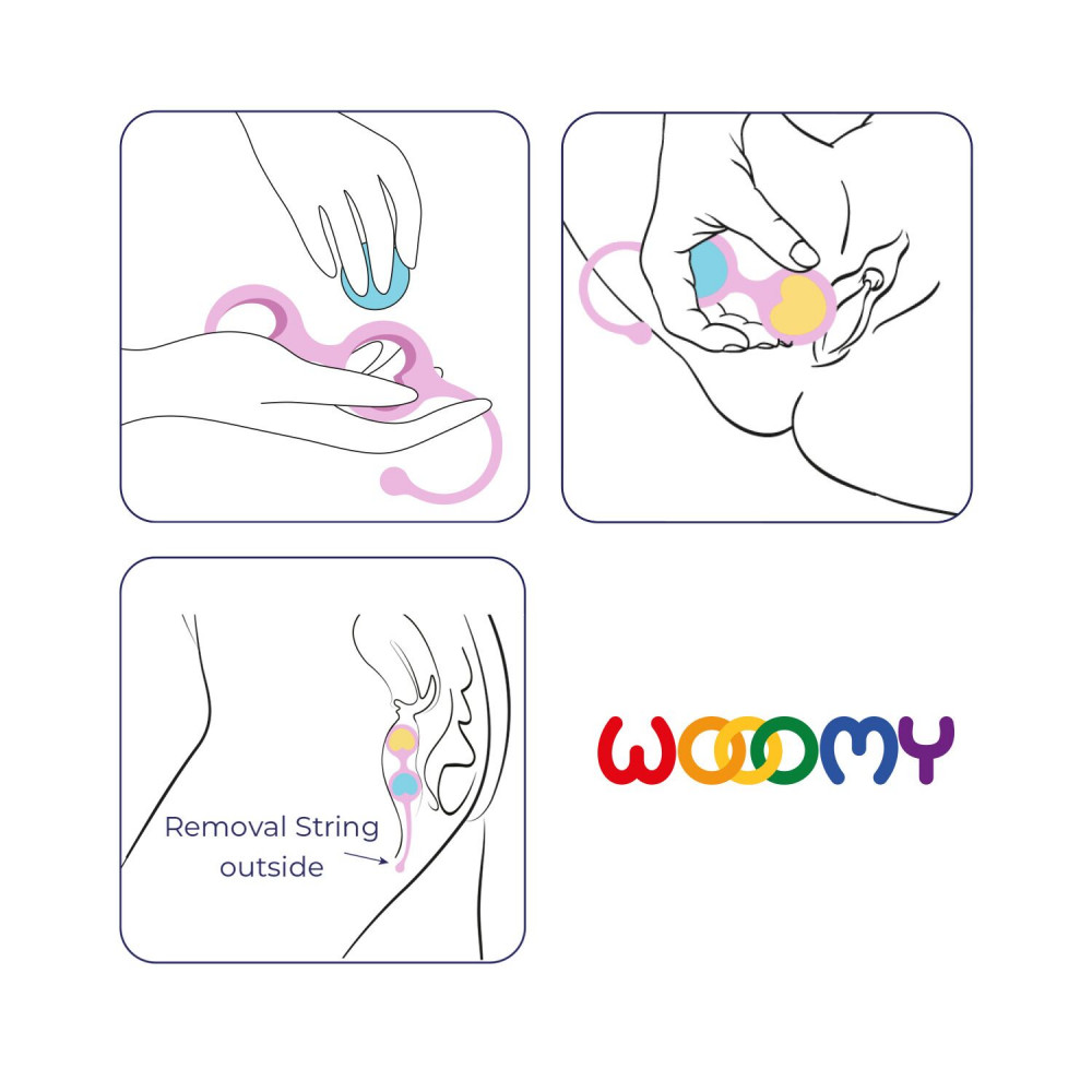 Вагинальные шарики и тренажеры - Вагинальные шарики Wooomy Love Pearls 3