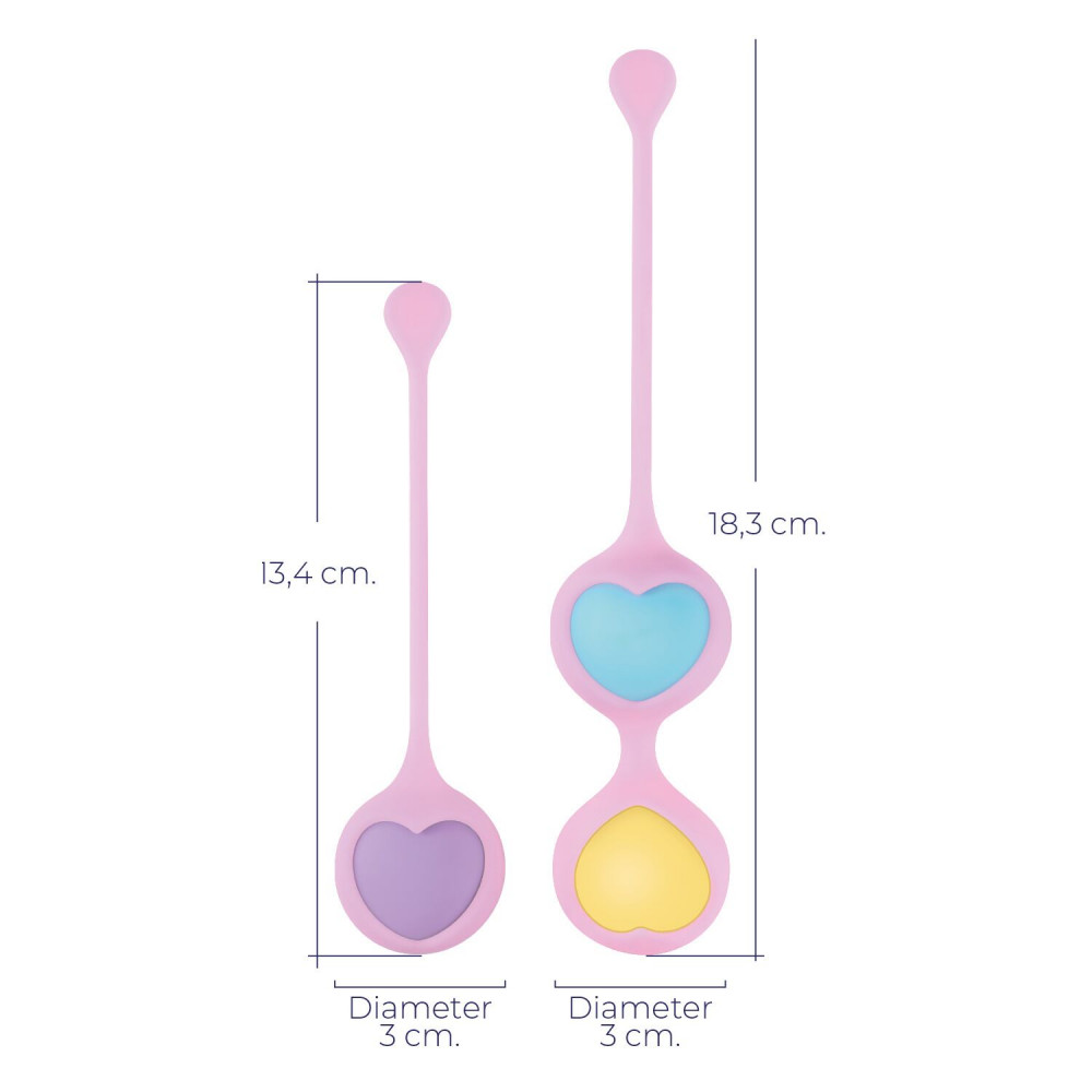 Вагинальные шарики и тренажеры - Вагинальные шарики Wooomy Love Pearls 5