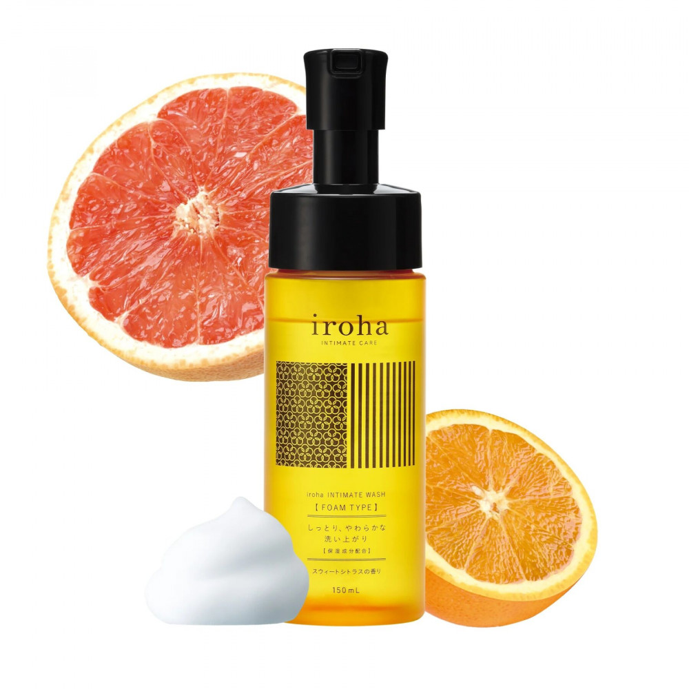 Лубриканты - Пена для интимного ухода Iroha Intimate Wash Foam Type Sweet Citrus 150 мл 1