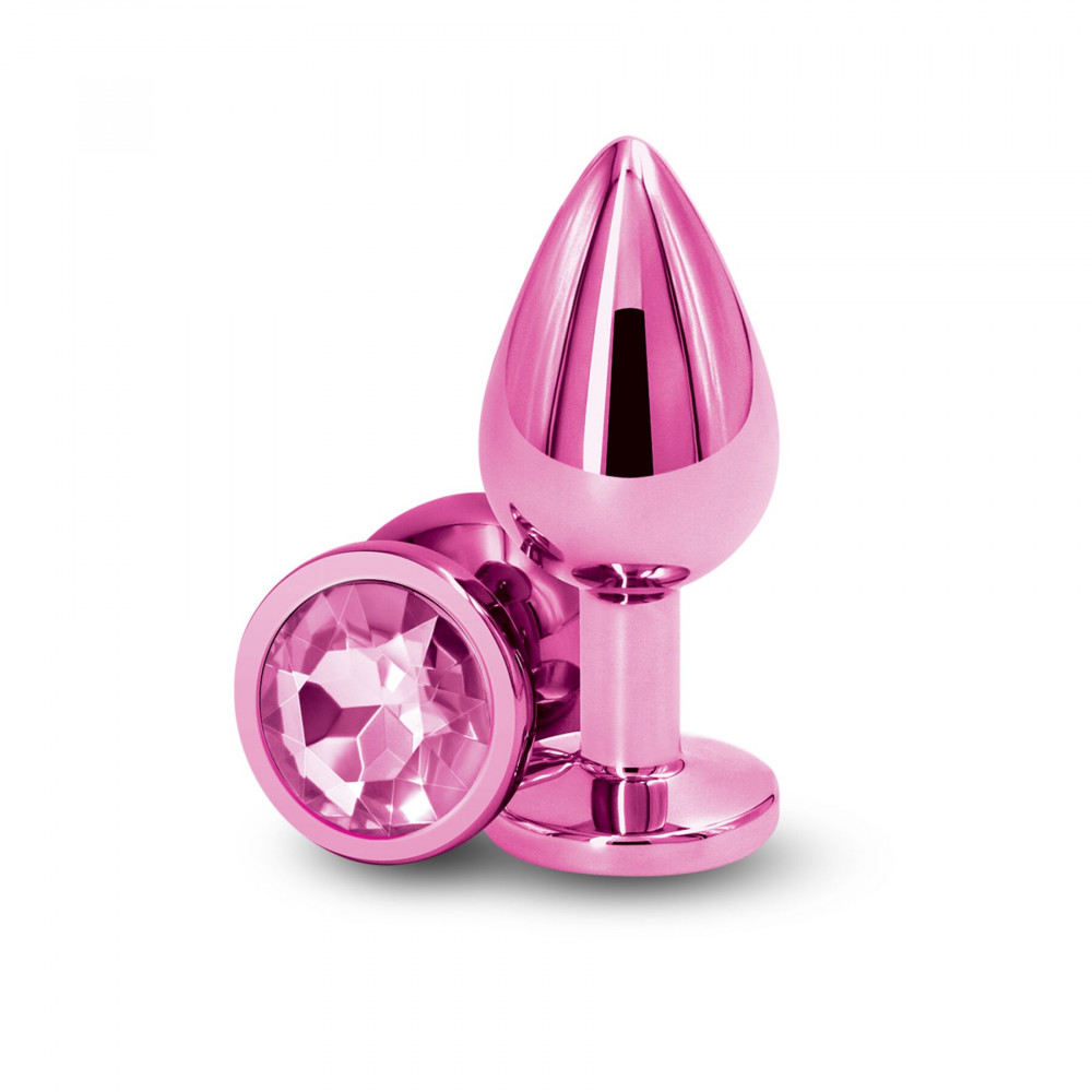 Анальные игрушки без вибрации - Анальная пробка NS Novelties Rear Assets - Medium - Pink