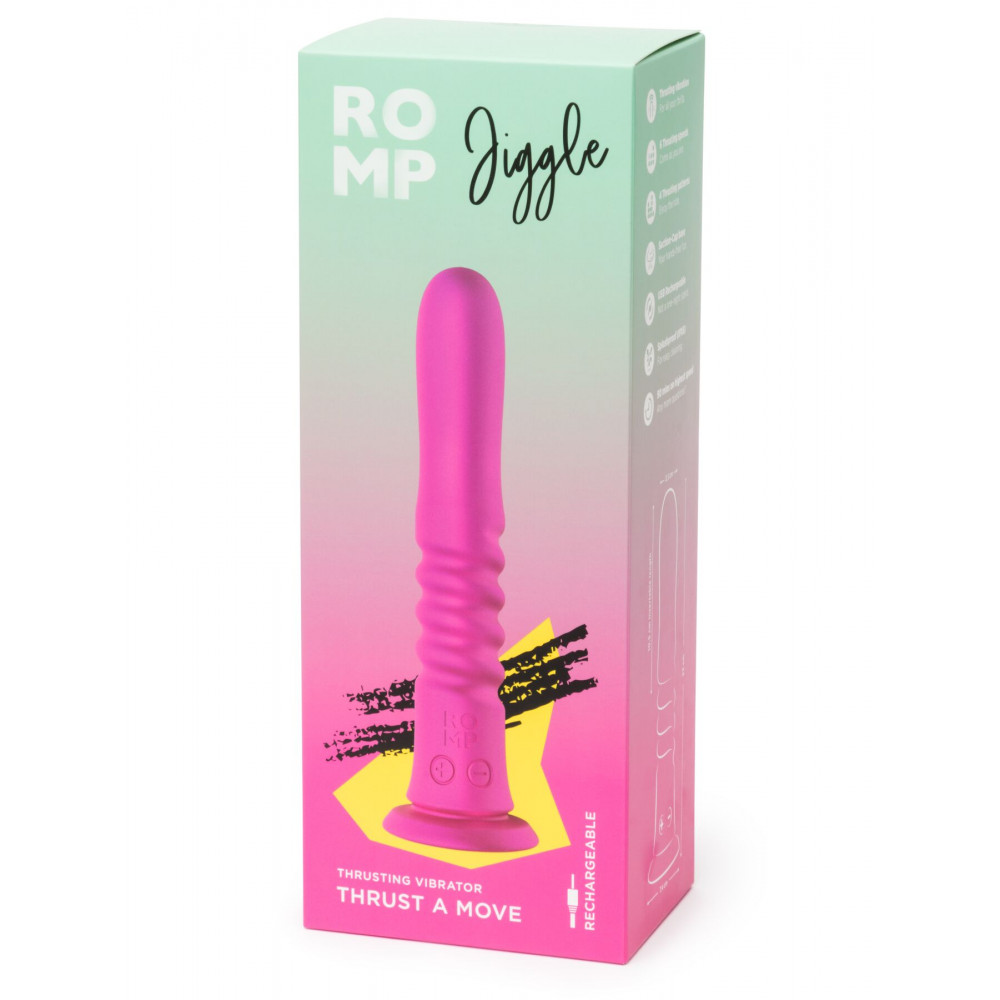 Класичний вібратор - Вібратор ROMP Jiggle із зворотно-поступальними рухами 8