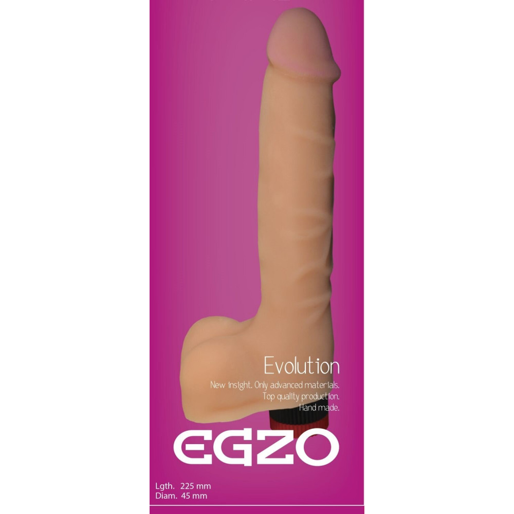 Разное - Вибратор EGZO Ciberskin V001 ( 22,5 см х 4,5 см ) 5