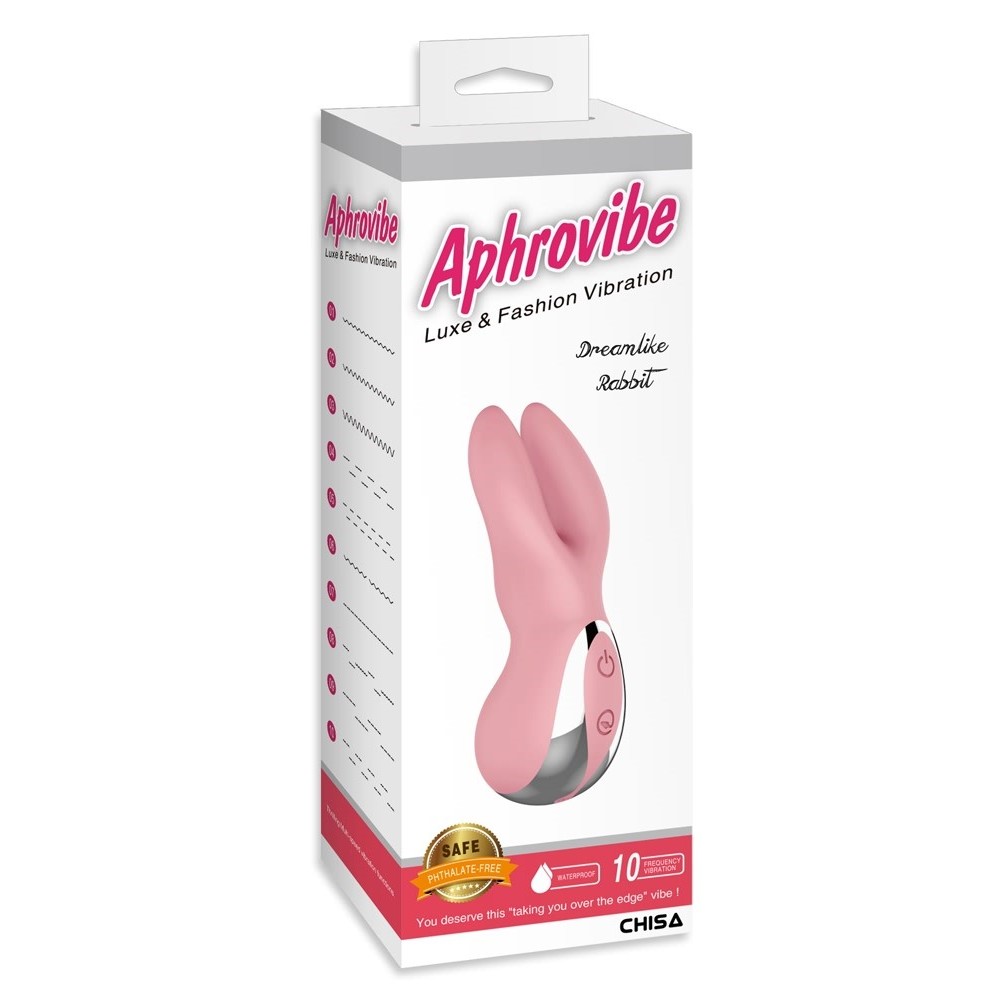 Разное - Вибратор для клитора в виде кролика Chisa Aphrovibe Dreamlike Rabbit, розовый 6