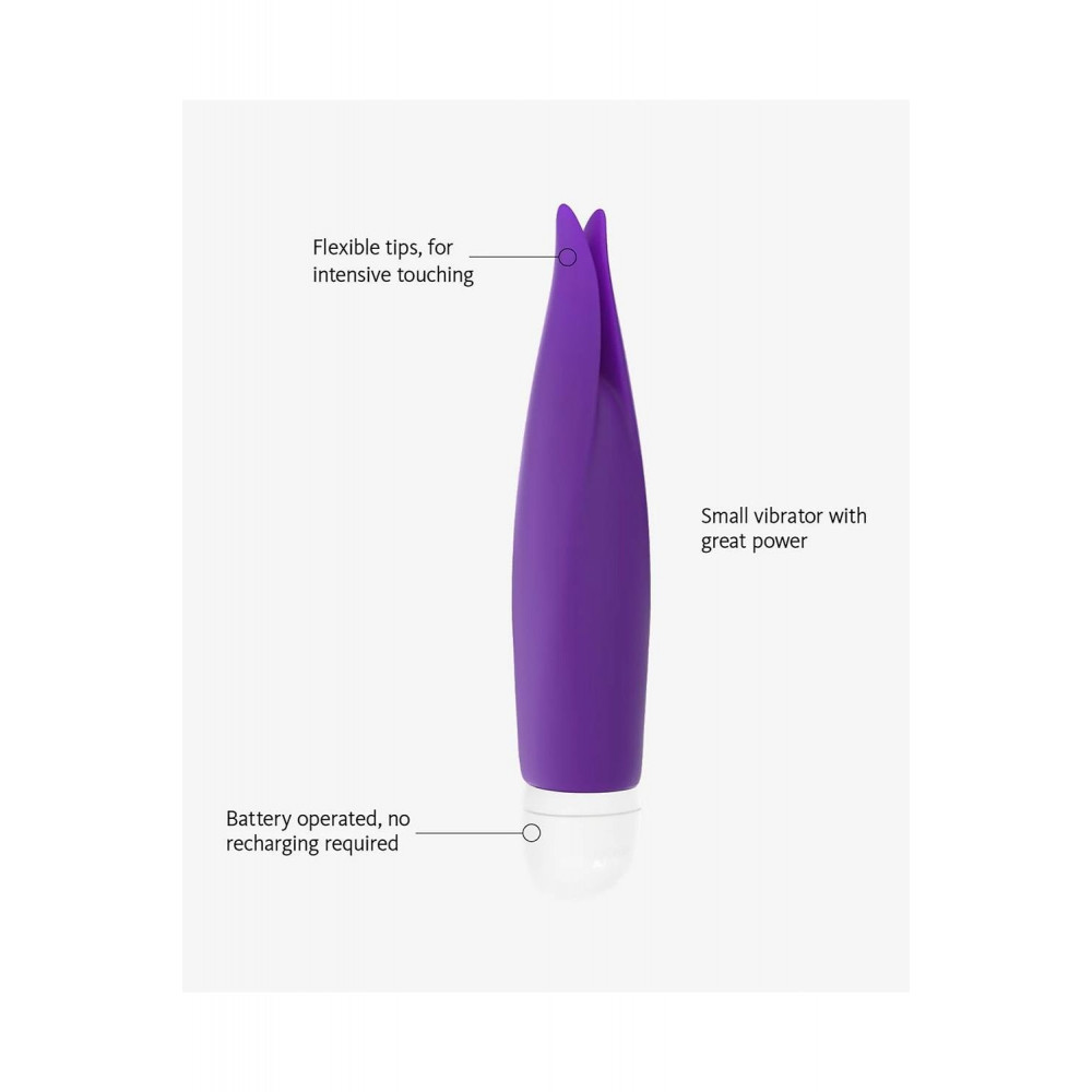 Разное - Вибратор для клитора Fun Factory Volita силиконовый, фиолетовый 6
