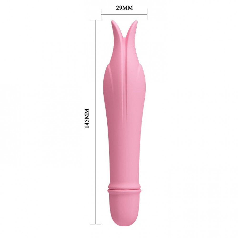 Різне - Вібратор багатошвидкісний Pretty Love Edward рожевий, 14.5 см х 2.9 см 4