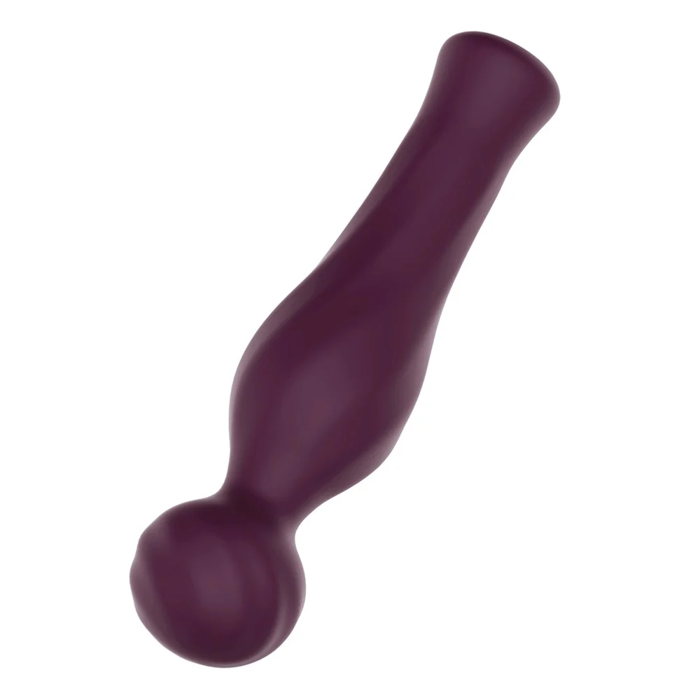 Для LGBTQ+ - Вибратор-микрофон Dream Toys Essentials Magic Wand со стразом, бордовый, 16,5 см 5