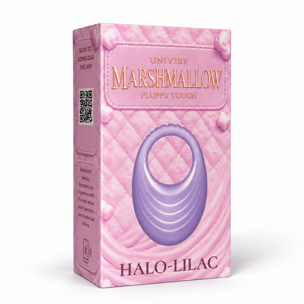 - Віброкільце UNIVIBE Halo Lilac з керуванням через додаток, 9 режимів вібрації, фіолетове 4