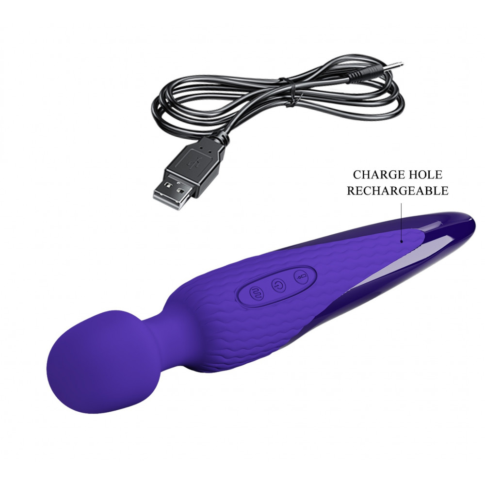 Різне - Вібромасажер c функцією підігріву Pretty Love - Antony Youth 48c, BI-014468-1L 7