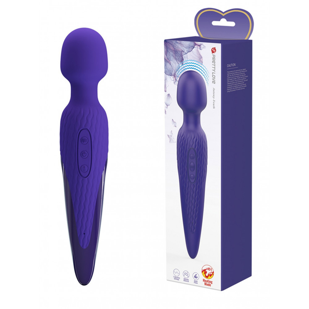 Різне - Вібромасажер c функцією підігріву Pretty Love - Antony Youth 48c, BI-014468-1L