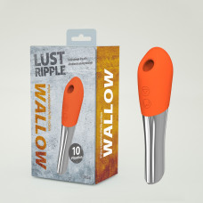 Вибропуля с вакуумной стимуляцией Chisa Lust Ripple Wallow, оранжевый