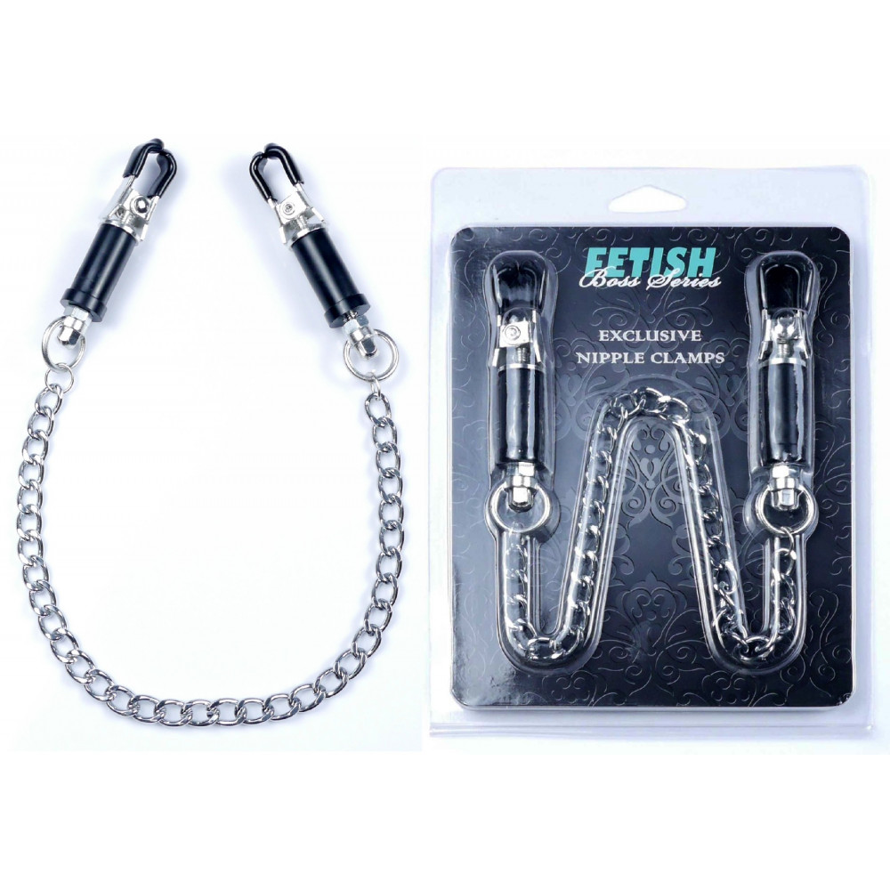 Різне - Затискачі для сосків Fetish Boss Series - №12 Exclusive Nipple Clamps, BS6100020