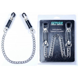 Зажимы для сосков Fetish Boss Series - №12 Exclusive Nipple Clamps, BS6100020
