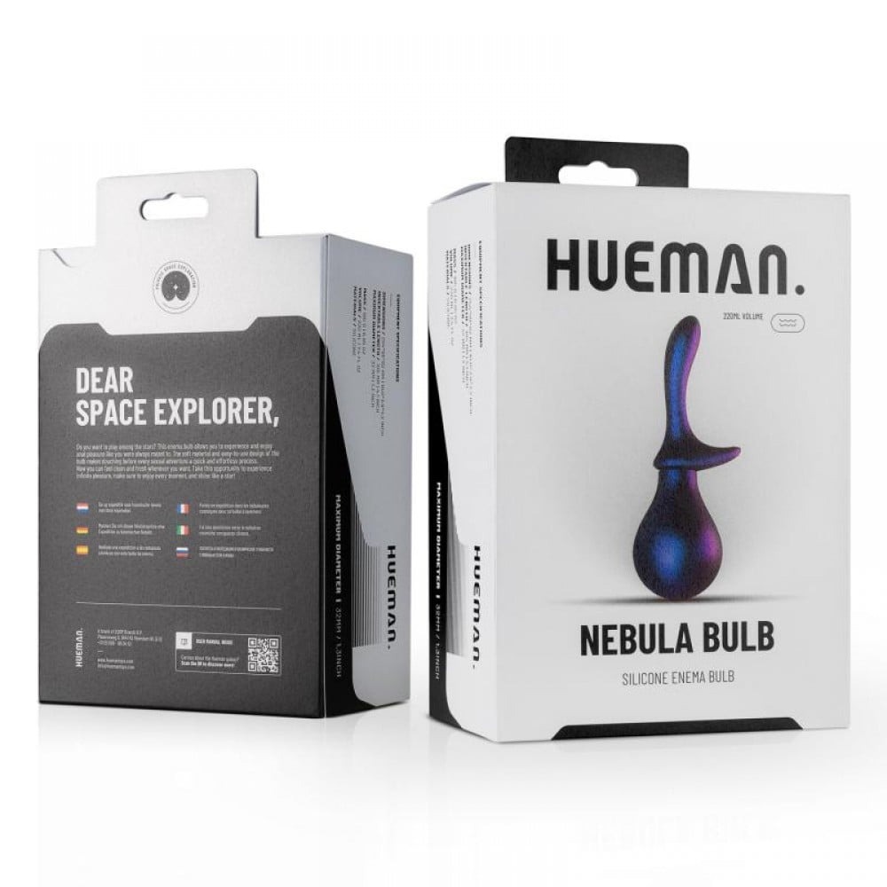 Анальные игрушки - Анальный душ Hueman Nebula Bulb Anal Douche 1