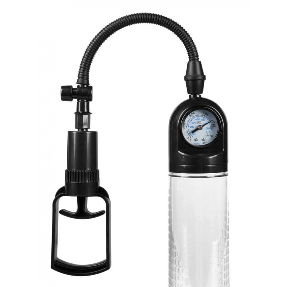 Різне - Вакуумна помпа з манометром CANWIN Penis Pump Men Powerup - P928 5