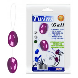 Анальные шарики BAILE - TWINS BALL, BI-014036-2