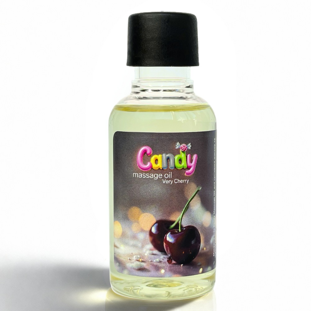 Різне - Олія масажна Candy з ароматом Вишня, 50 мл