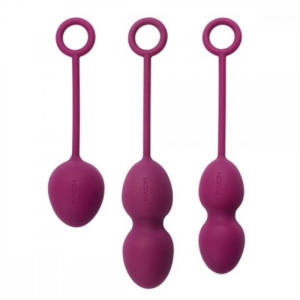 Вагинальные шарики - Набор вагинальных шариков Nova Ball — Svakom, фиолетовые