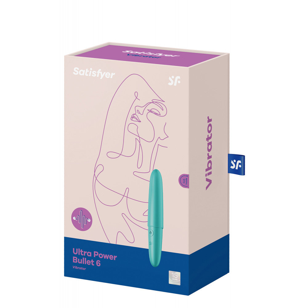 Вибропули - T360195 Вибропуля Satisfyer Ultra Power Bullet 6 (turquoise) 3