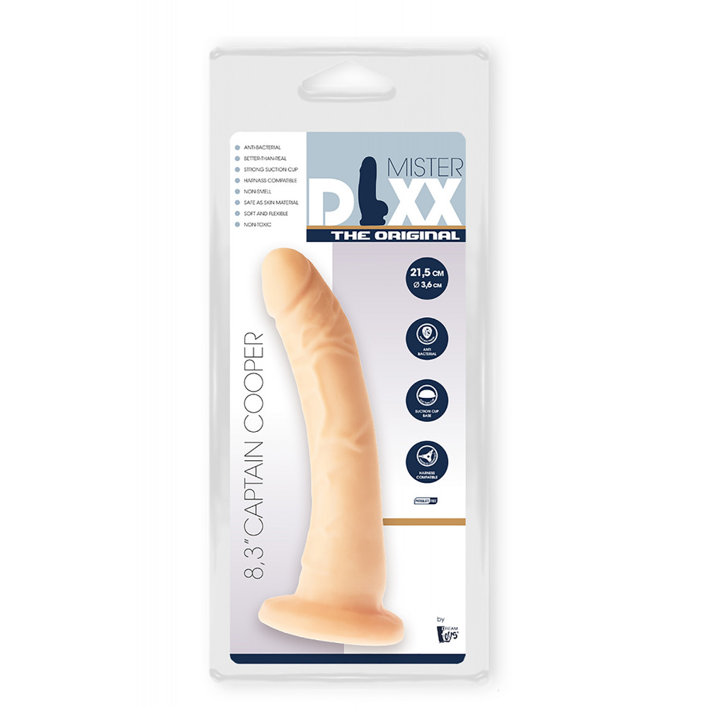 Секс игрушки - Гибкий фаллоимитатор DREAM TOYS Dildo Mr. Dixx Captain Cooper 8.3inch 3